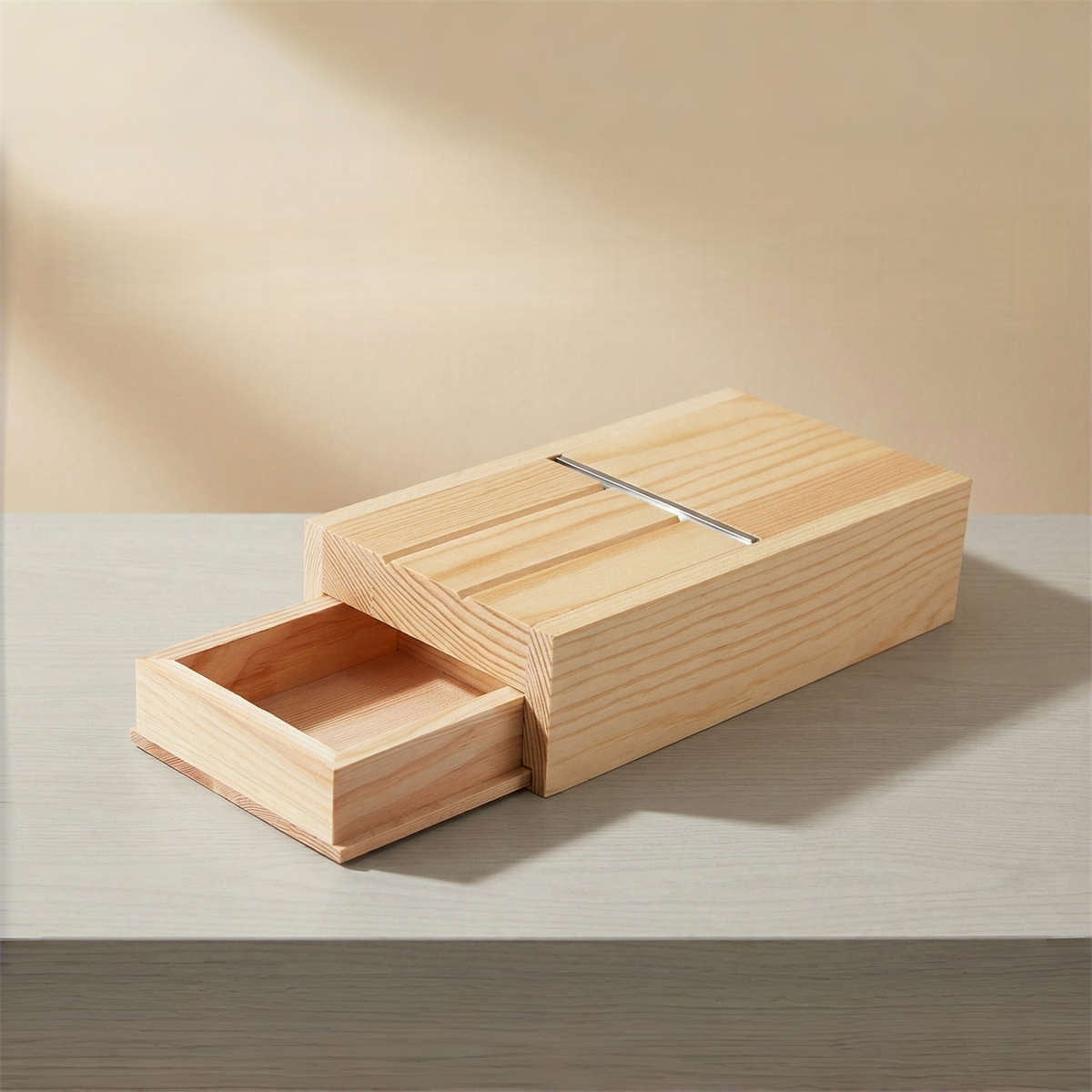 Kraft Box Candle - Soap Planer Cutter Drawer Box Wooden