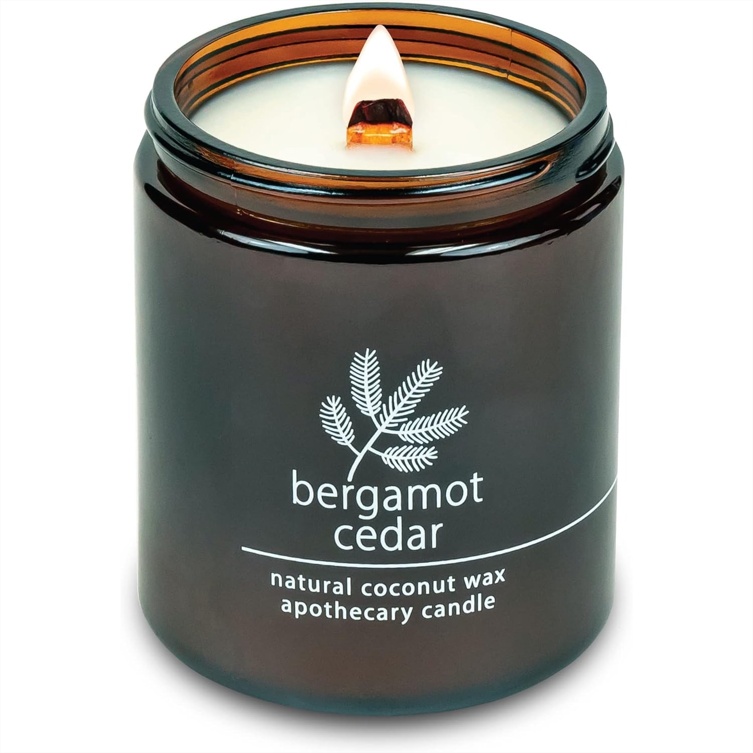 Wood Wick Crackle - Hand-Poured Scented Candle with Crackling Wood