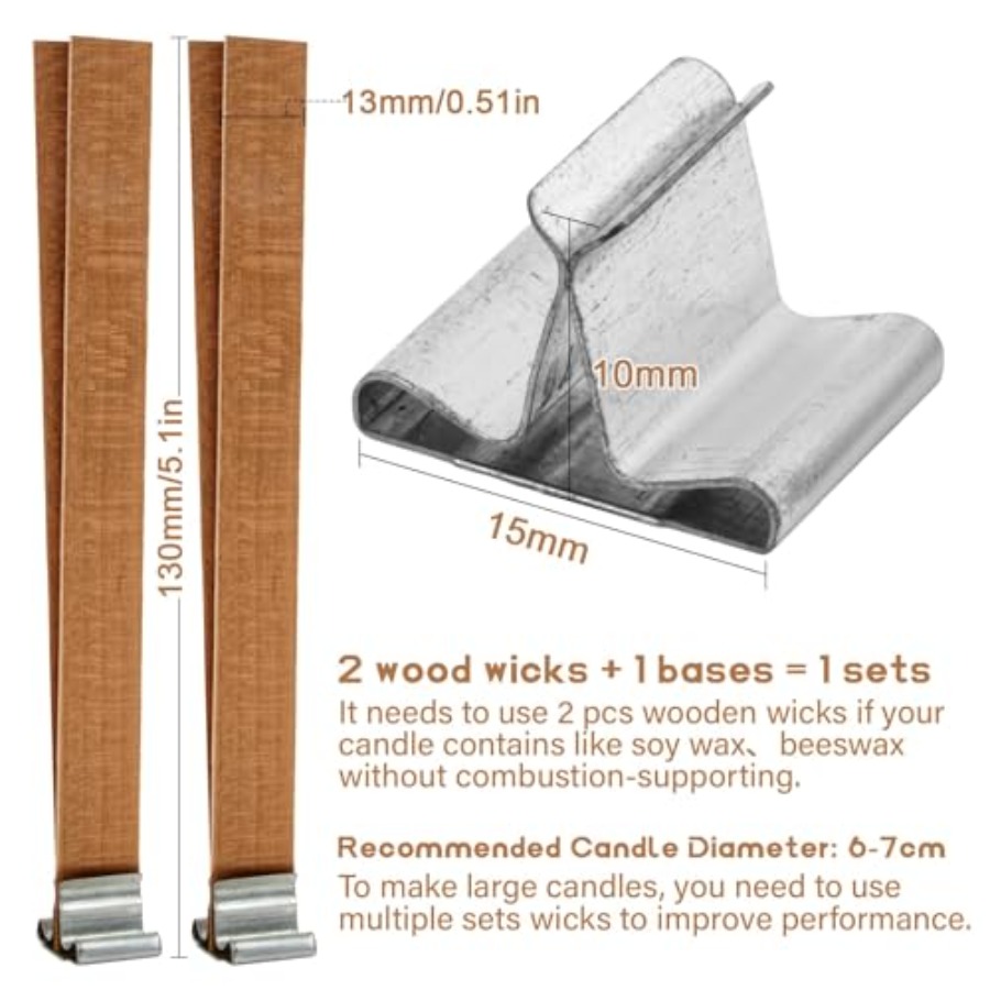 100 Wood Wicks for Candles Mak – Wood Wick Crackle Bewertung und Preis