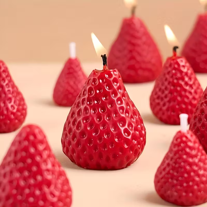 Strawberry Silicone Candle Mol – Candle Making Factory Bewertung und Preis