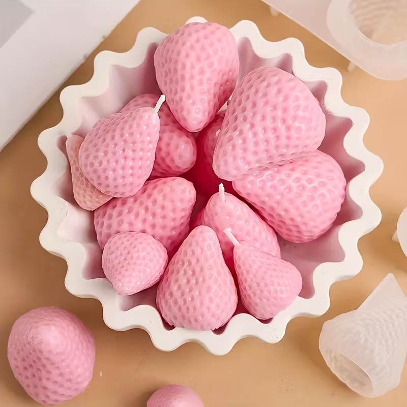 Strawberry Silicone Candle Mol – Candle Making Factory Bewertung und Preis