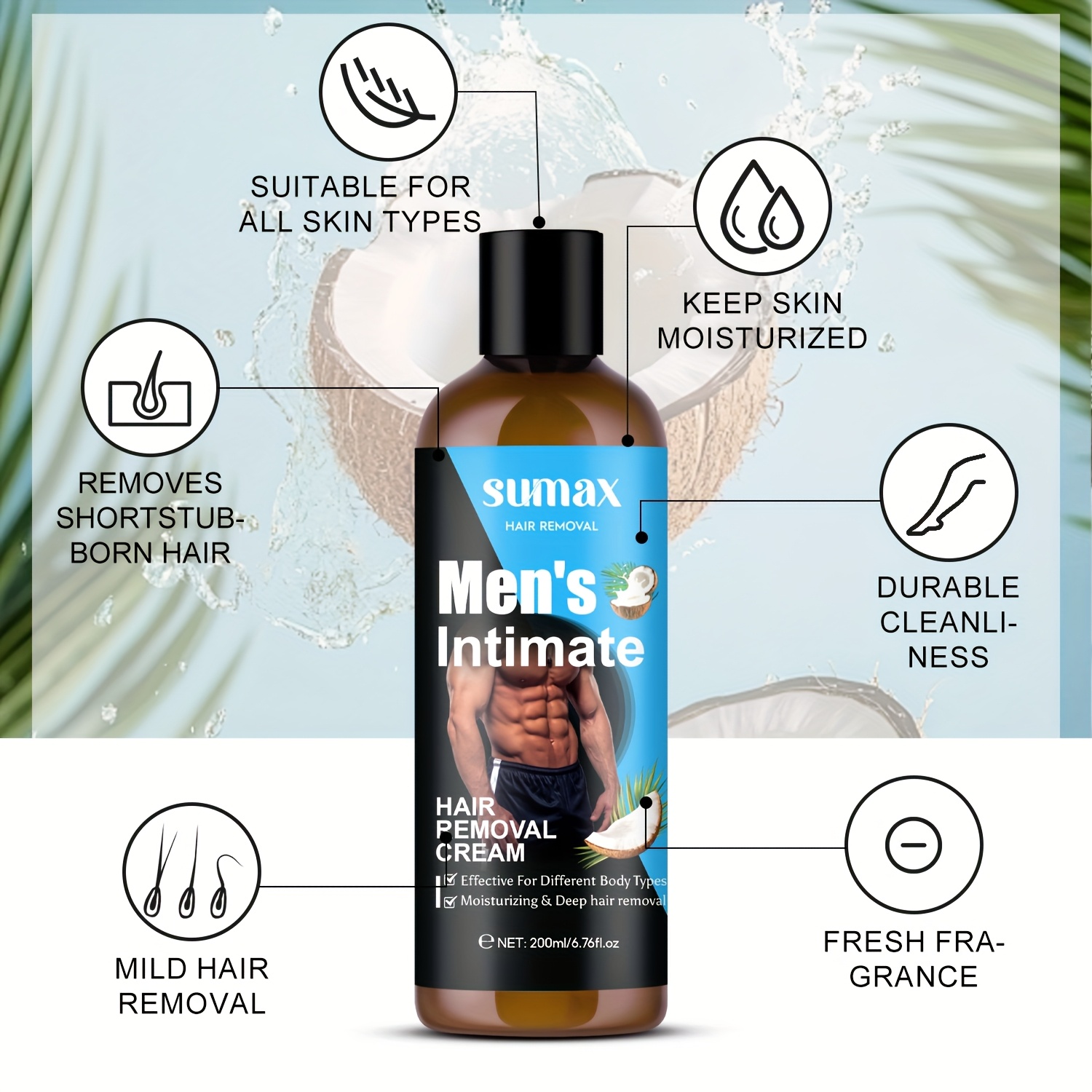 Coconut oil Men'S Private Hair – Coconut Wax Flake Bewertung und Preis