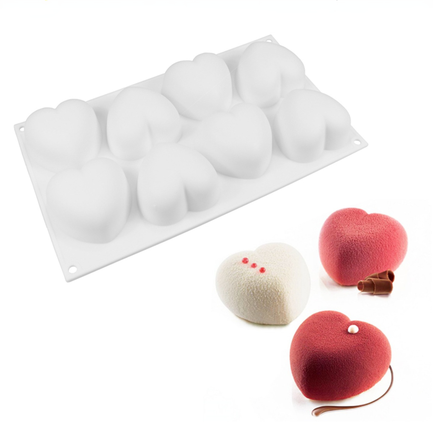 Love Heart Silicone Soap Mold  – Candle Making Factory Bewertung und Preis