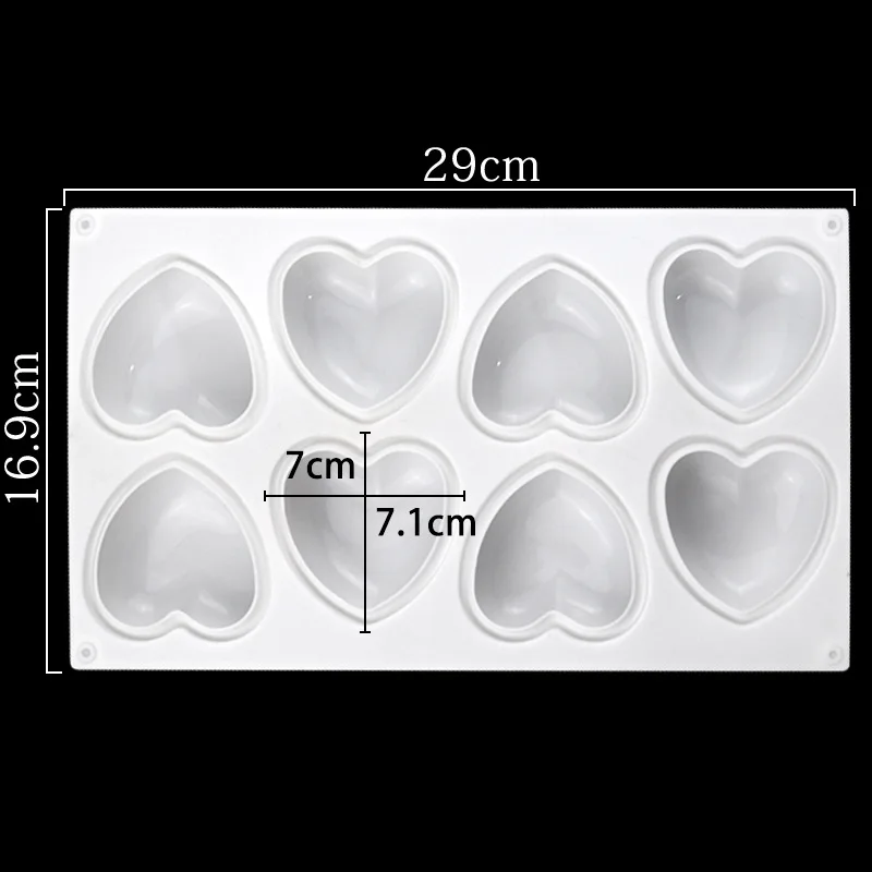 Love Heart Silicone Soap Mold  – Candle Making Factory Bewertung und Preis
