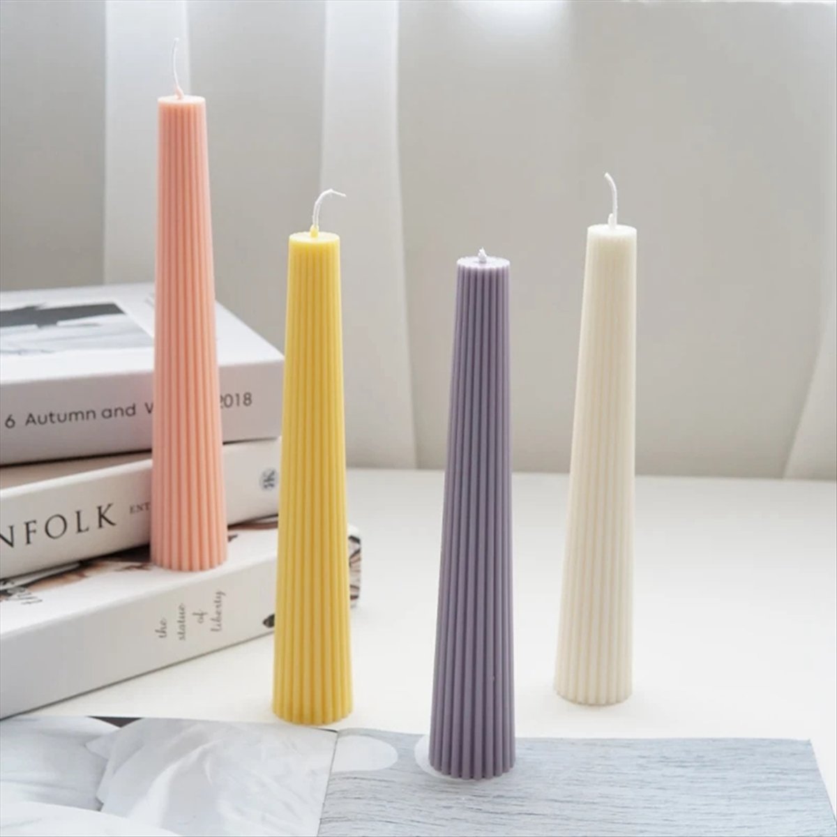 *ABAB Striped Long Pole Column – Candle Making Kits Bewertung und Preis