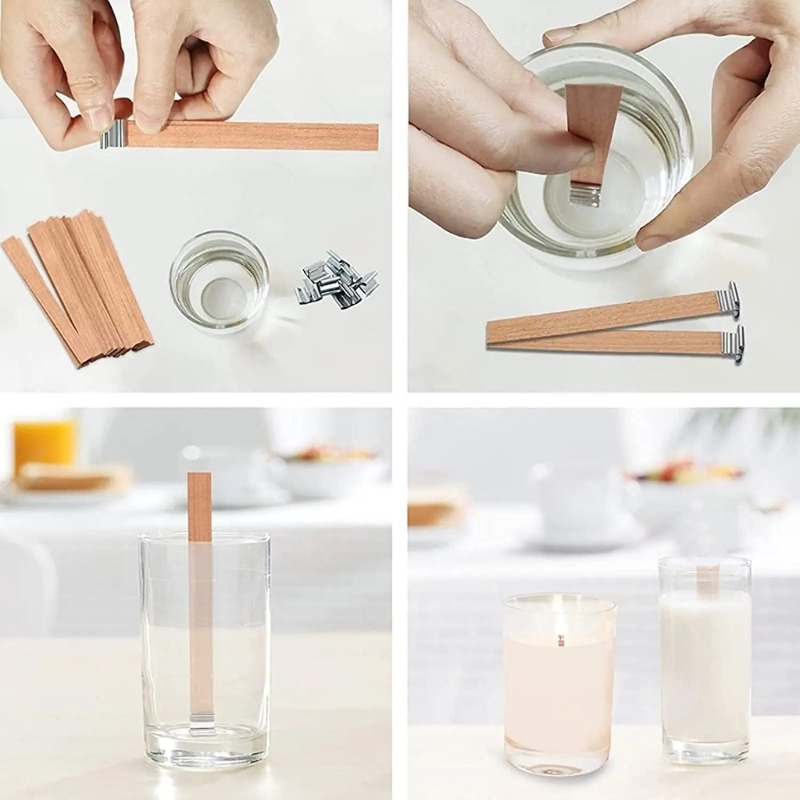 1-5Bags Wood Candle Wicks with – Wood Wick Crackle Bewertung und Preis