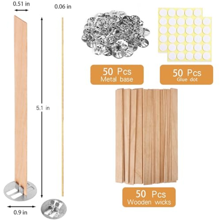 150 Pcs Thickned Wooden Candle – Wood Wick Crackle Bewertung und Preis