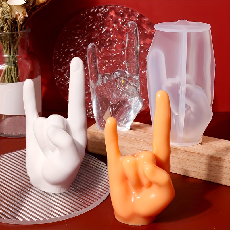 1pc Large Rock Gesture Silicon – Candle Making Factory Bewertung und Preis