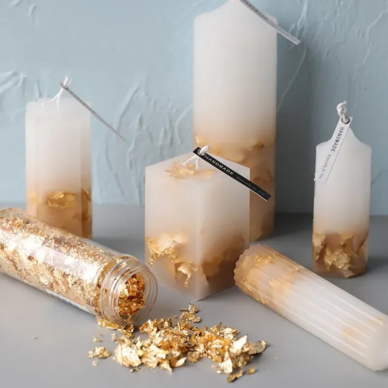 2g/1g Metallic Foil Flakes Gol – Candle Making Factory Bewertung und Preis