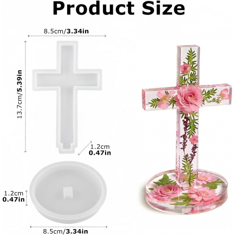 Two silicone molds with a base – Candle Making Factory Bewertung und Preis