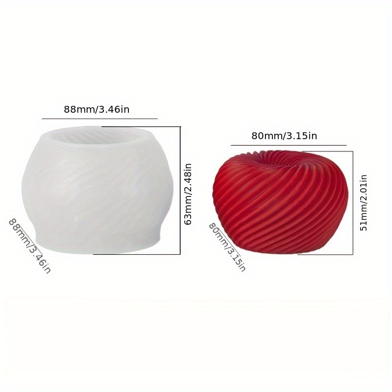 A trendy red apple silicone mo – Candle Making Factory Bewertung und Preis