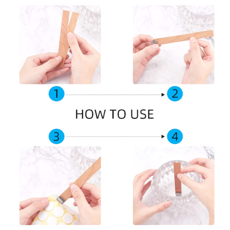 30Pcs Wooden Candle Wicks Set  – Candle Making Kit Wholesale Bewertung und Preis