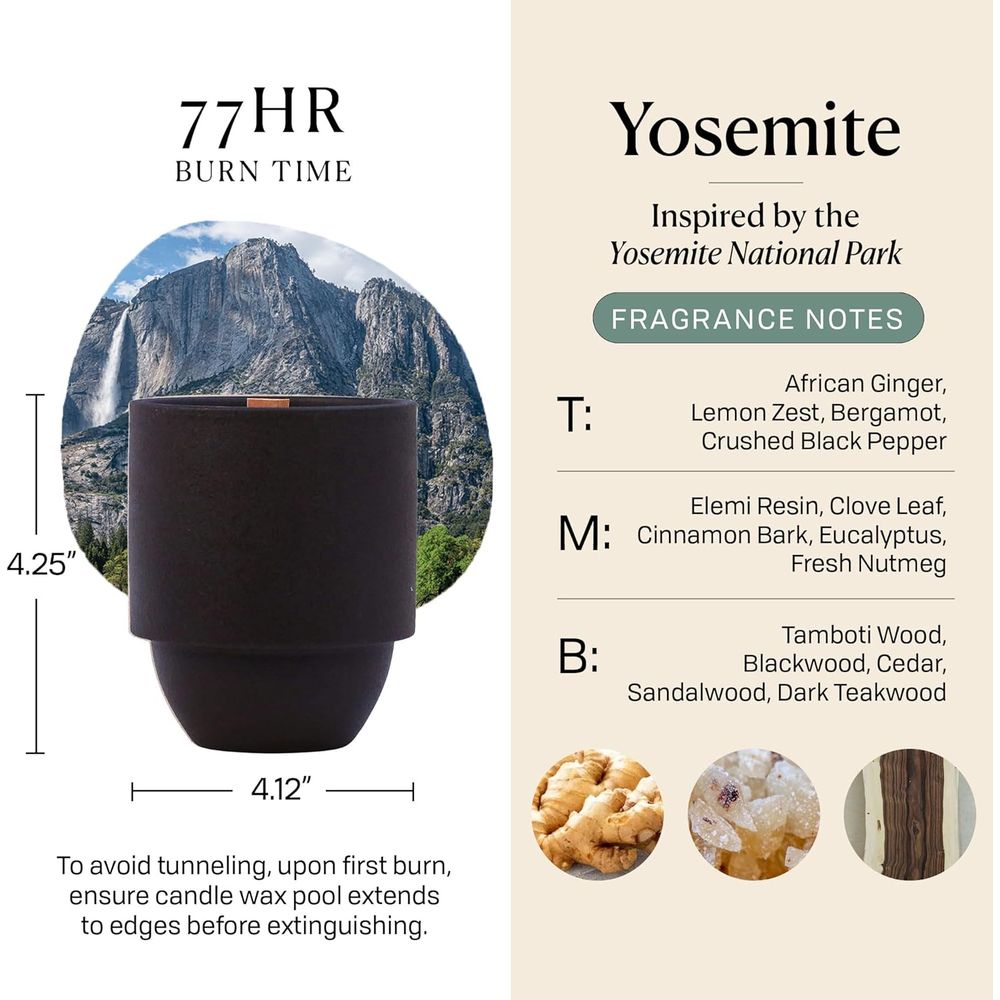 Refillable Ceramic Jar Candle  – Wood Wick Crackle Bewertung und Preis